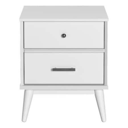 Kd Mid-Century Night Stand - White KD3362520